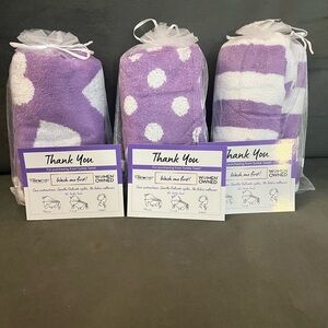 Purple Hair Towel Set